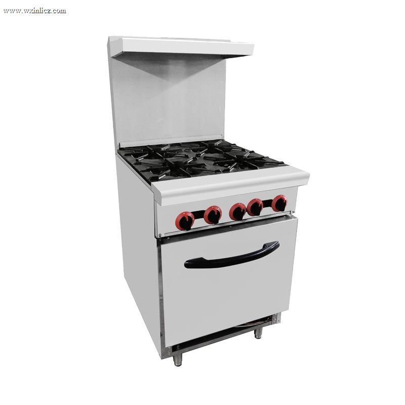 American-StyleStainless Steel Natural Gas/LPG Cabinet Cook Stove with Oven