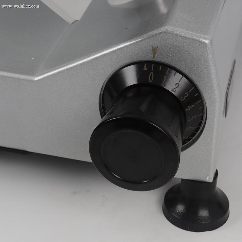 Die-casting Aluminum Alloy and Body Painted Stainless Steel Commercial Restaurant Meat Slicing Machine