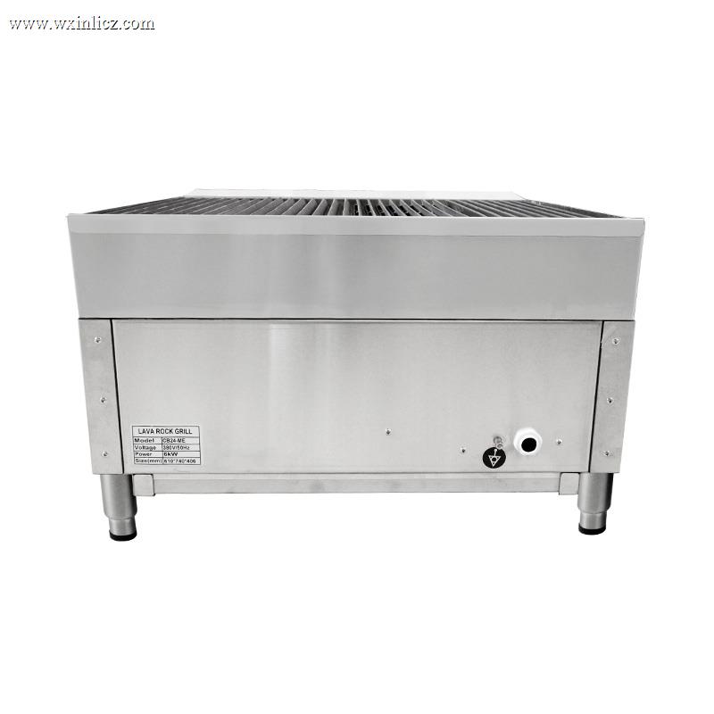 Natural Gas/LPG Lava Rock Grill With Burners Outdoor Indoor Kitchen Machine