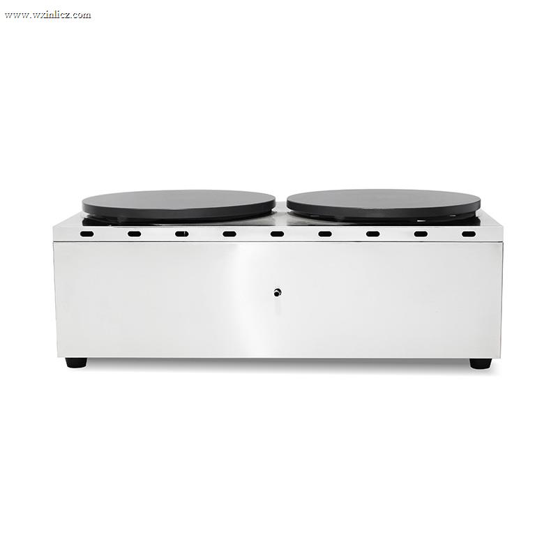 Stainless Steel Teflon Coated Natural Gas/LPG Crepe Maker Machine