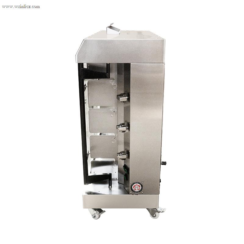 Stainless Steel Commercial Kitchen Natural Gas/LPG  Chicken Rotisserie Machine