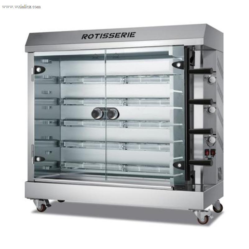 Stainless Steel Commercial Kitchen Electric Chicken Rotisserie Machine