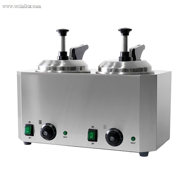 Stainless Steel Commercial Kitchen Electric Cheese Sauce Warmer With Pump