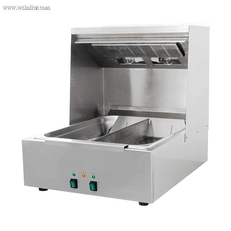 Stainless Steel Commercial French Fries Warmer Kitchen Machine