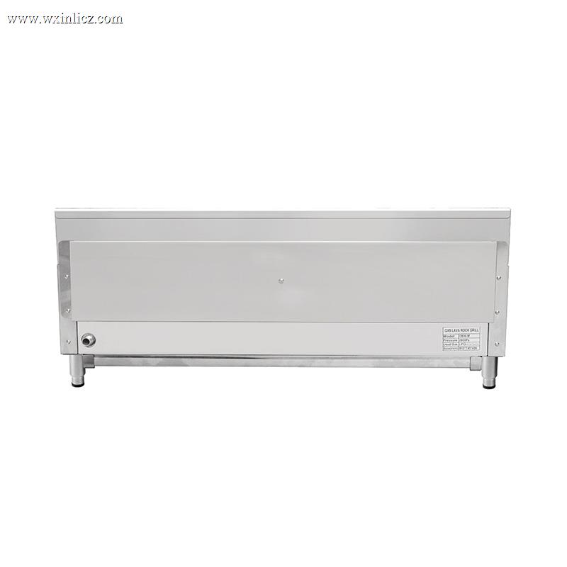 Natural Gas/LPG Lava Rock Grill With Burners Outdoor Indoor Kitchen Machine
