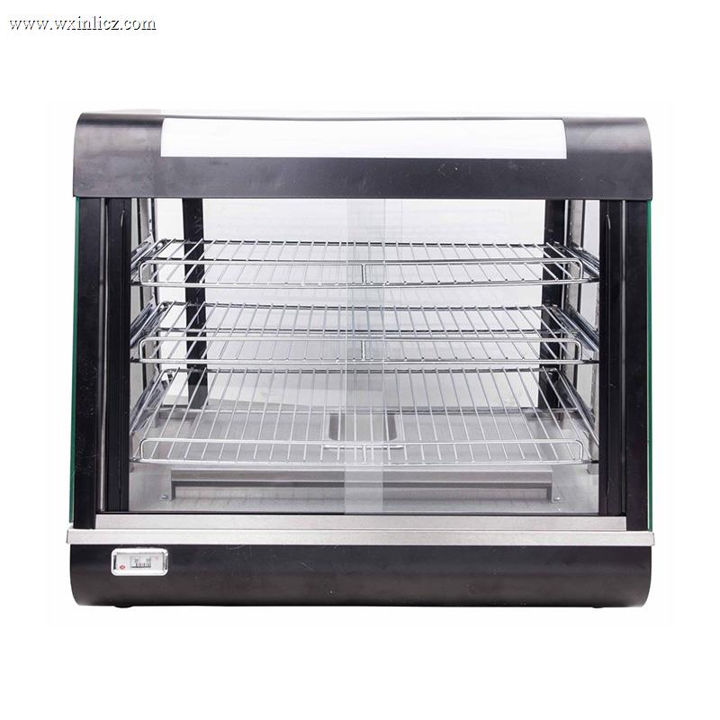 Stainless Steel Commercial Kitchen Electric Black Food Display Warmer Machine
