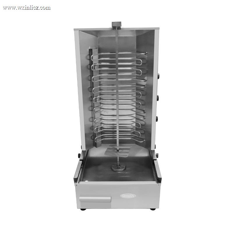 Stainless Steel Commercial Electric Shawarma Grill Kitchen Machine
