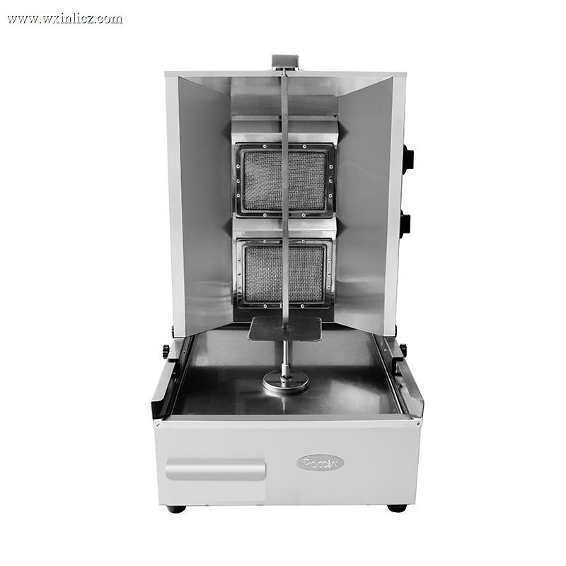 Stainless Steel Commercial Natural Gas/LPG Shawarma Grill Kitchen Machine