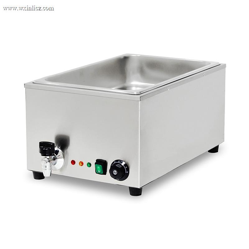 Stainless Steel Commercial Electric Bain Marie Kitchen Machine With Anti-Dry Protective Heater