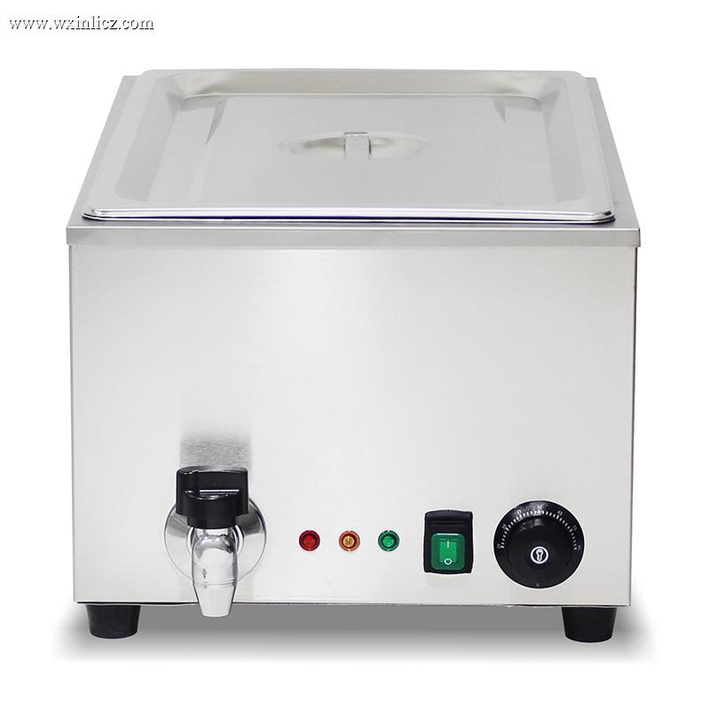 Stainless Steel Commercial Electric Bain Marie Kitchen Machine With Anti-Dry Protective Heater