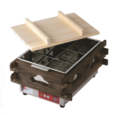 MZN-6D Wooden Frame Electric Oden Cooker